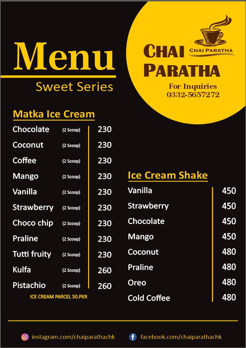 Chai Paratha Chakwal Menu 2026 – Tandoori Chai, Chicken Cheese Paratha & Matka Biryani - Image 2