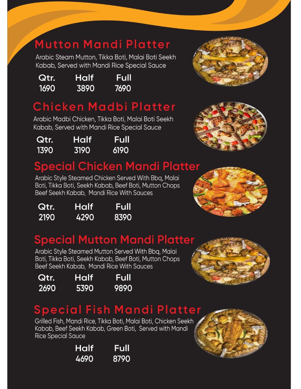 Chaman Broast Chakwal Menu 2026 – Mandi, Broast, Pizza & Prices - Image 3