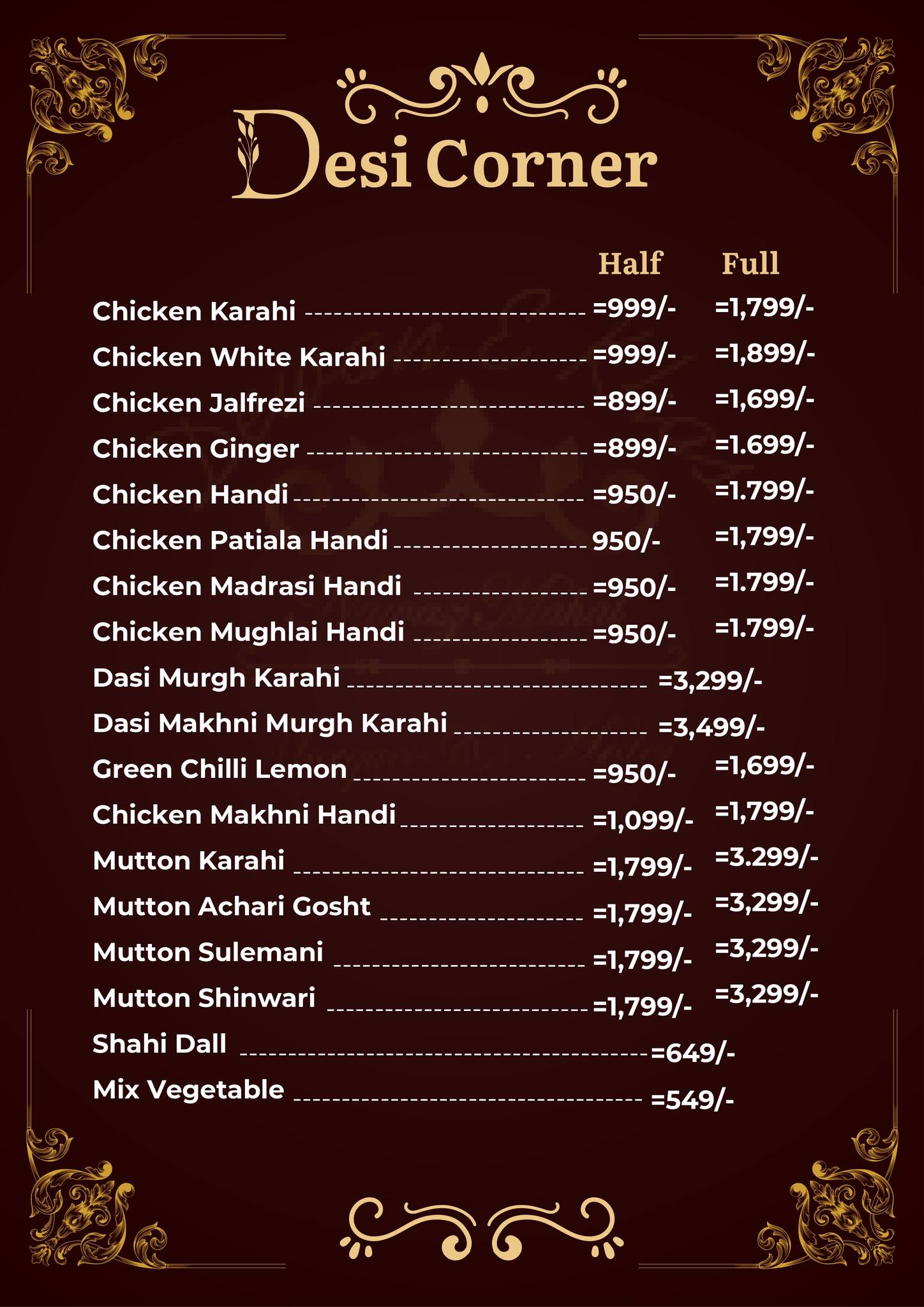Dewan e Khas Balkasar Menu with Prices 2026 – Contact Number, Buffet Price, Location & Reviews - Image 5