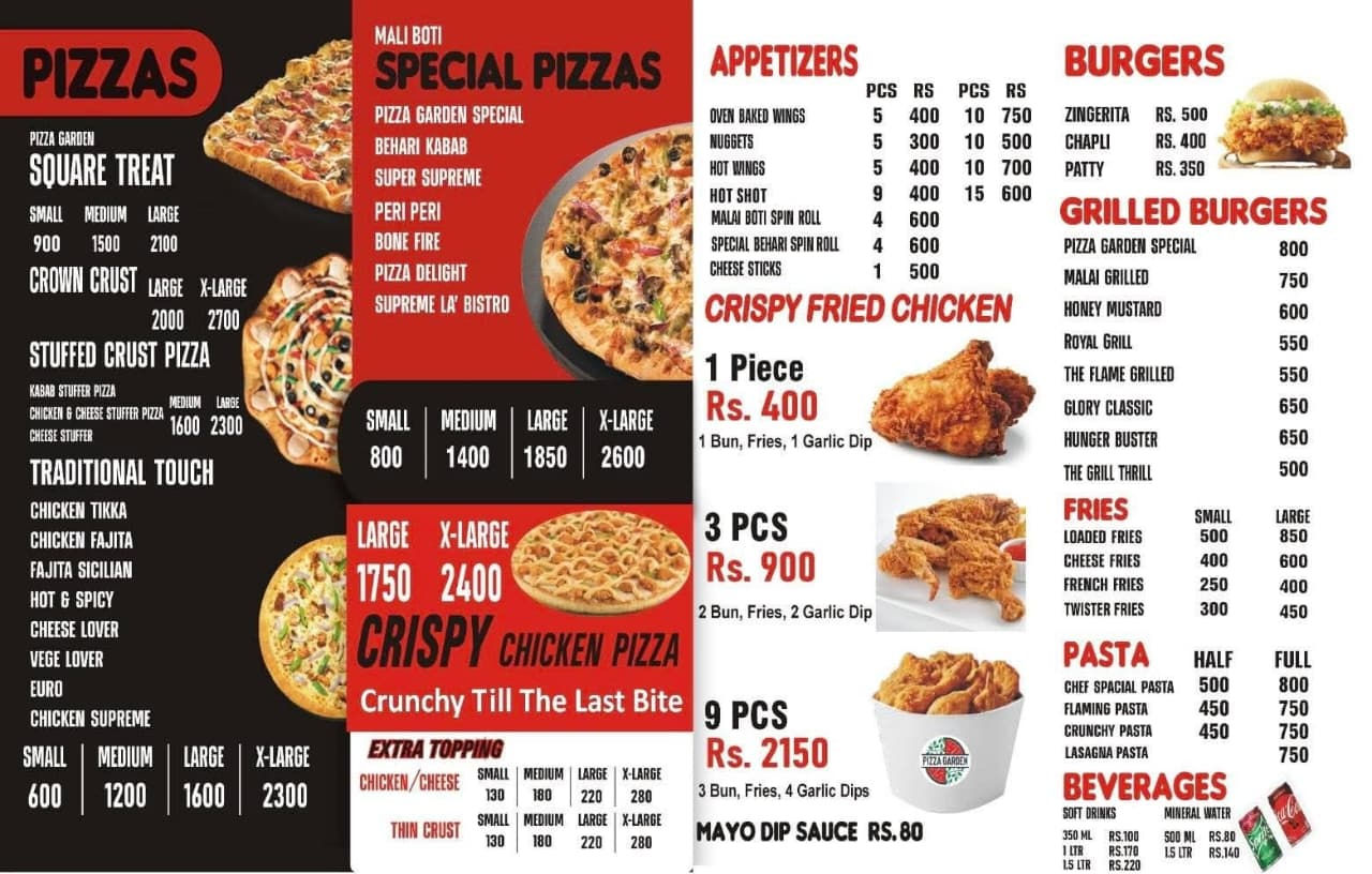 Pizza Garden Chakwal Menu 2026 – Prices, Deals & Contact Number - Image 6