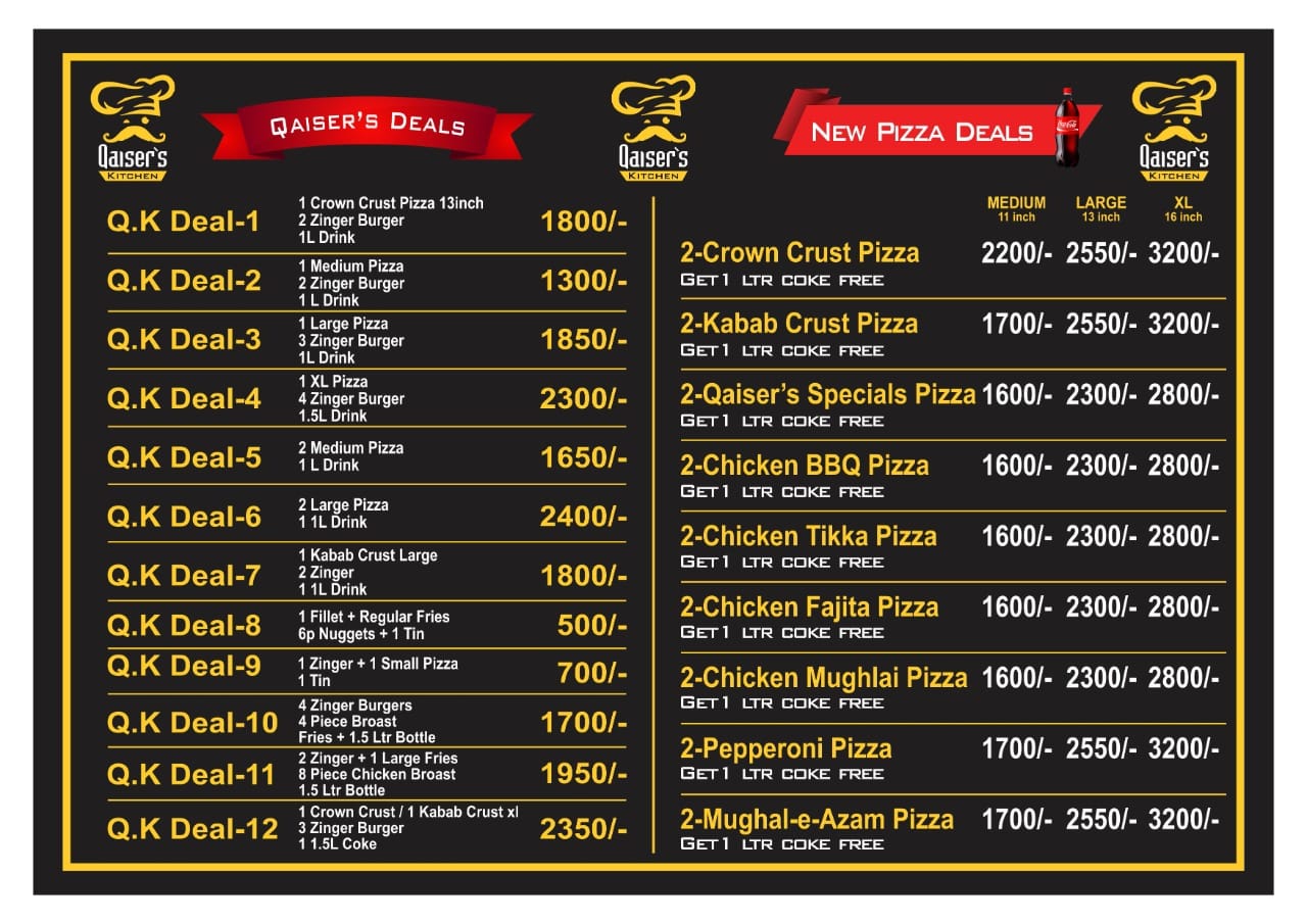 Qaiser’s Kitchen Chakwal Menu 2026 – Prices, Deals & Contact - Image 4