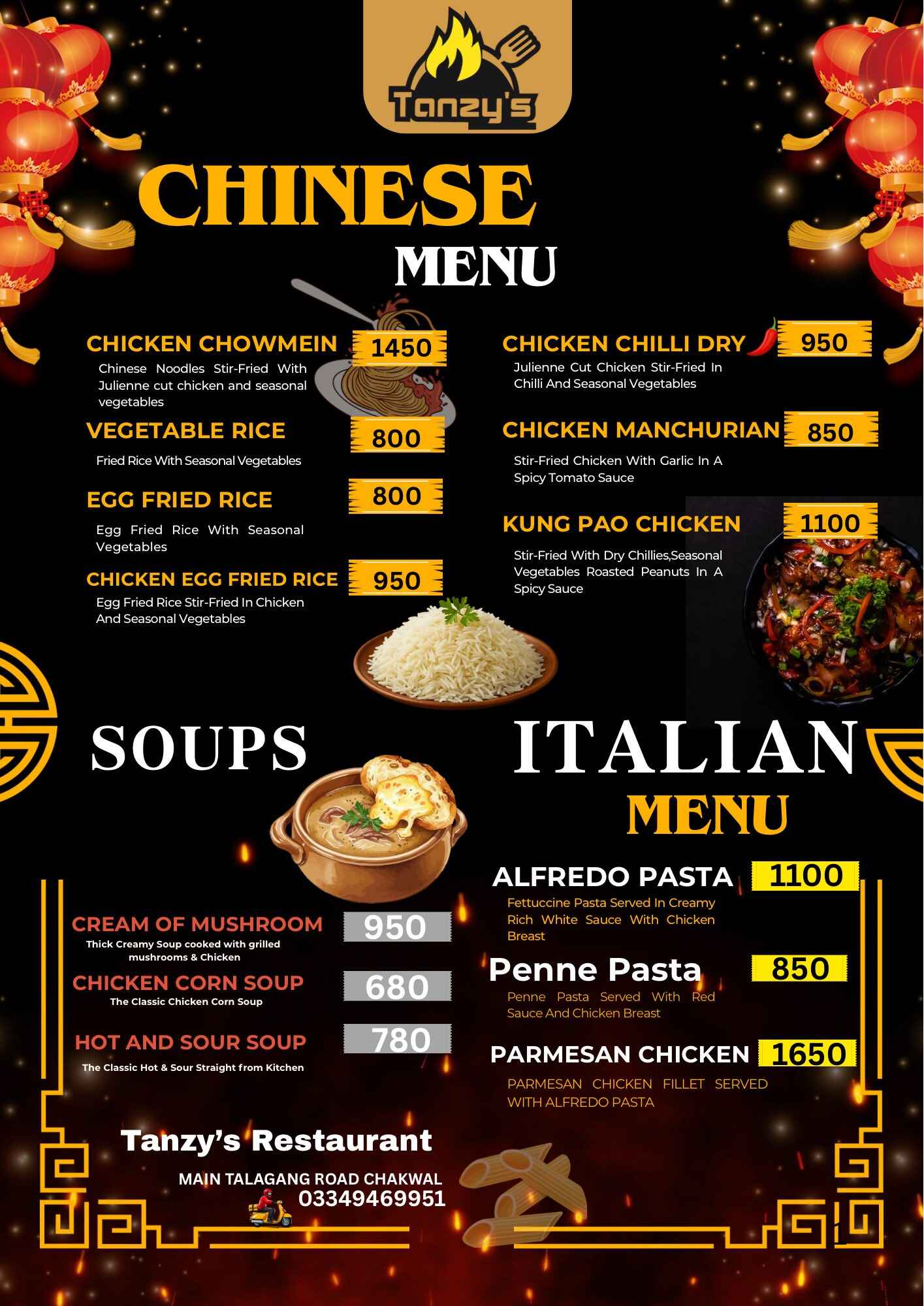 Tanzy’s Restaurant Chakwal Menu with Prices 2026 | Deals, Location, Contact & Reviews - Image 6
