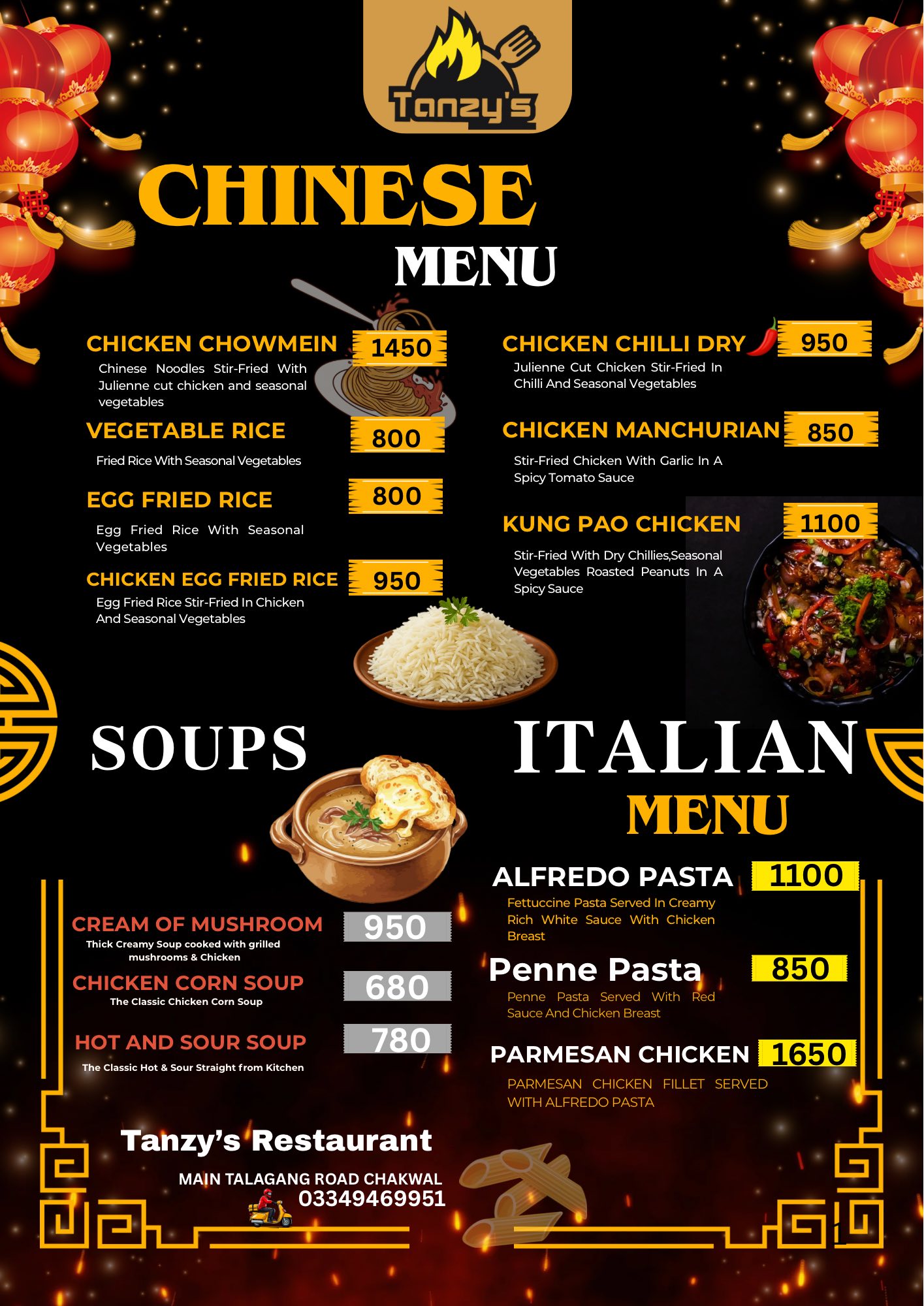 Tanzy’s Restaurant Chakwal Menu with Prices 2026 | Deals, Location, Contact & Reviews - Image 10