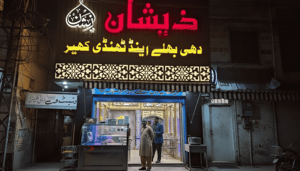 Zeeshan Dahi Bhalla Chakwal Menu 2026 – Dahi Bhallay, Thandi Kheer & Chaat Prices